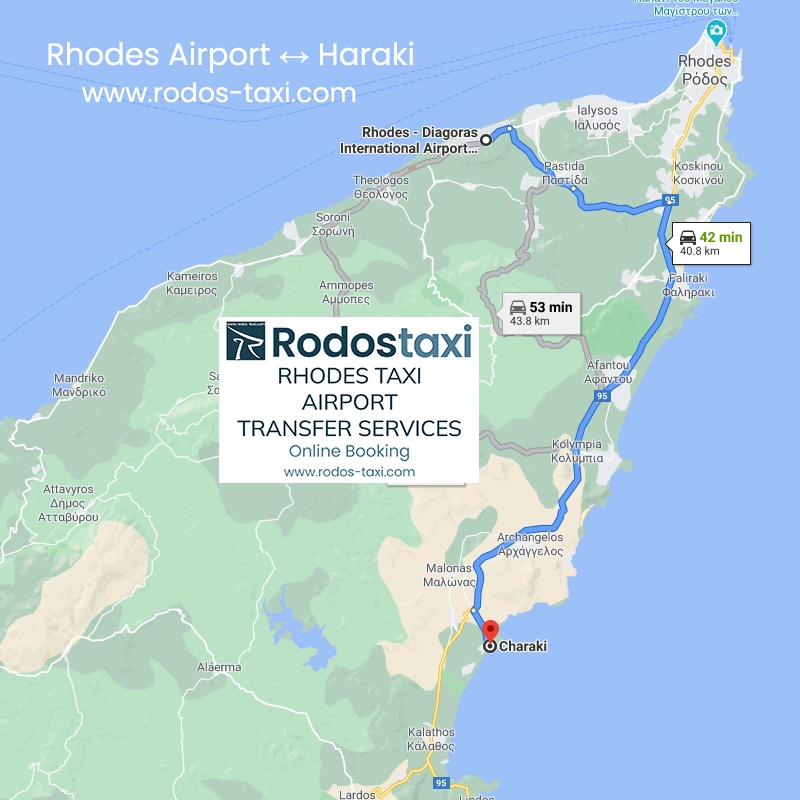 RodosTaxi - Rhodes Diagoras International Airport (RHO) to Haraki