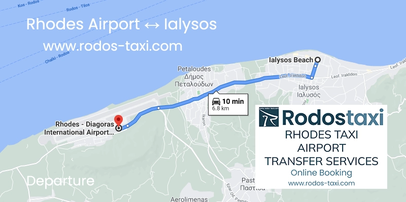 RodosTaxi - Rhodes Diagoras International Airport (RHO) to Ialysos