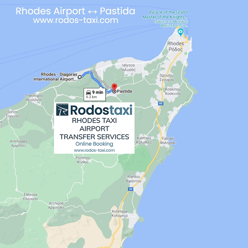 RodosTaxi - Rhodes Diagoras International Airport (RHO) to Pastida